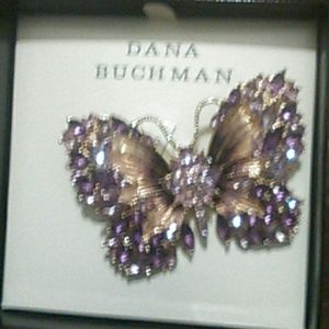 Dana Buchman butterfly pin